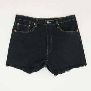 Levi’s 501 shorts high rise cutoff dark denim size 30 new
